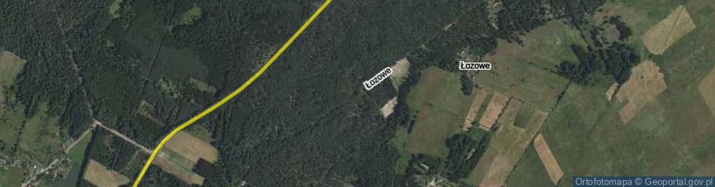 Zdjęcie satelitarne Łozowe ul.